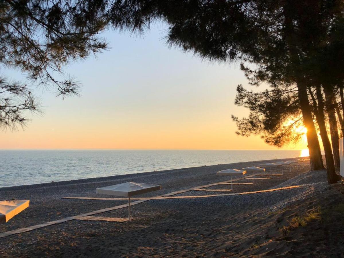 Emili Hotel Pizunda Bagian luar foto